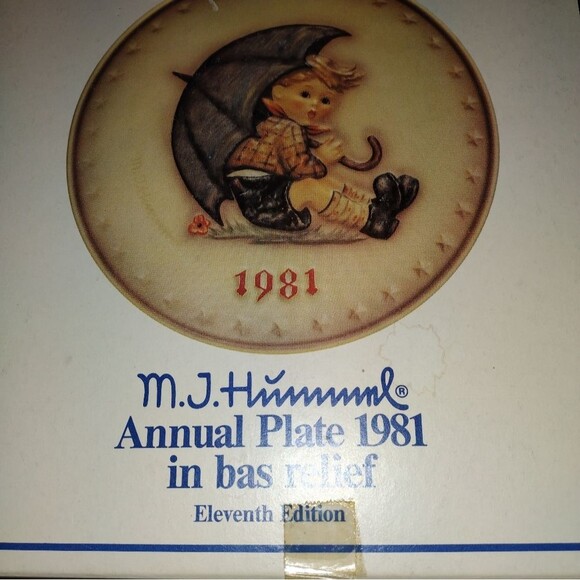 🙂Hummel Goebel Annual Plate 1981 in Original Box - Picture 2 of 6
